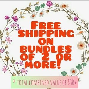 Buy any two items and get free shipping! DM ME FOR BUNDLES!